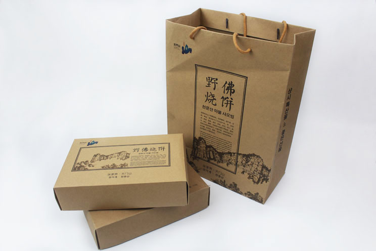 這樣原汁原味土特產禮品盒+手提袋套裝你也想要嗎？快來長沙印刷廠日大彩印定制！